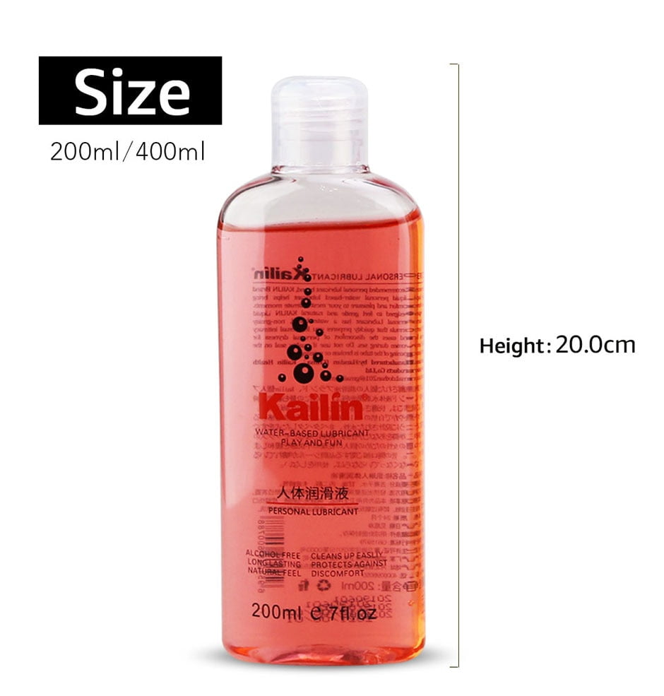 200ml fruit flavor lubricant grease for sex anal lube gel Vagina lubrication water based oil lubricante sexual Silk Touch - Image 5