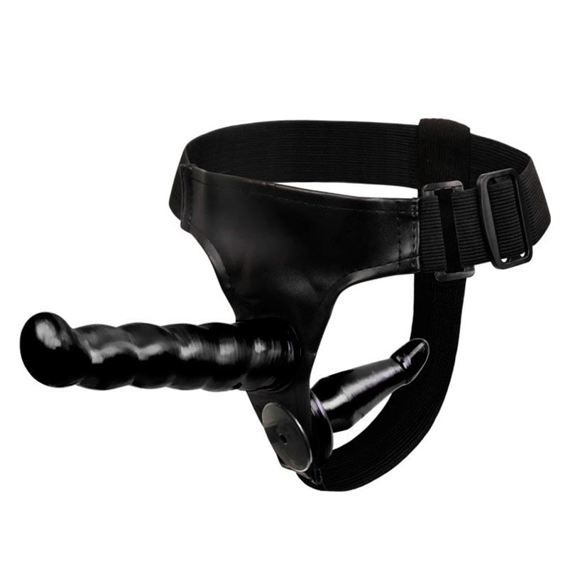 Double Strapon Realistic Dildo Ultra Elastic Harness Strap On Dildo Lesbian Strap-on Dildo Adult Sex Toys For Couples Women Gay