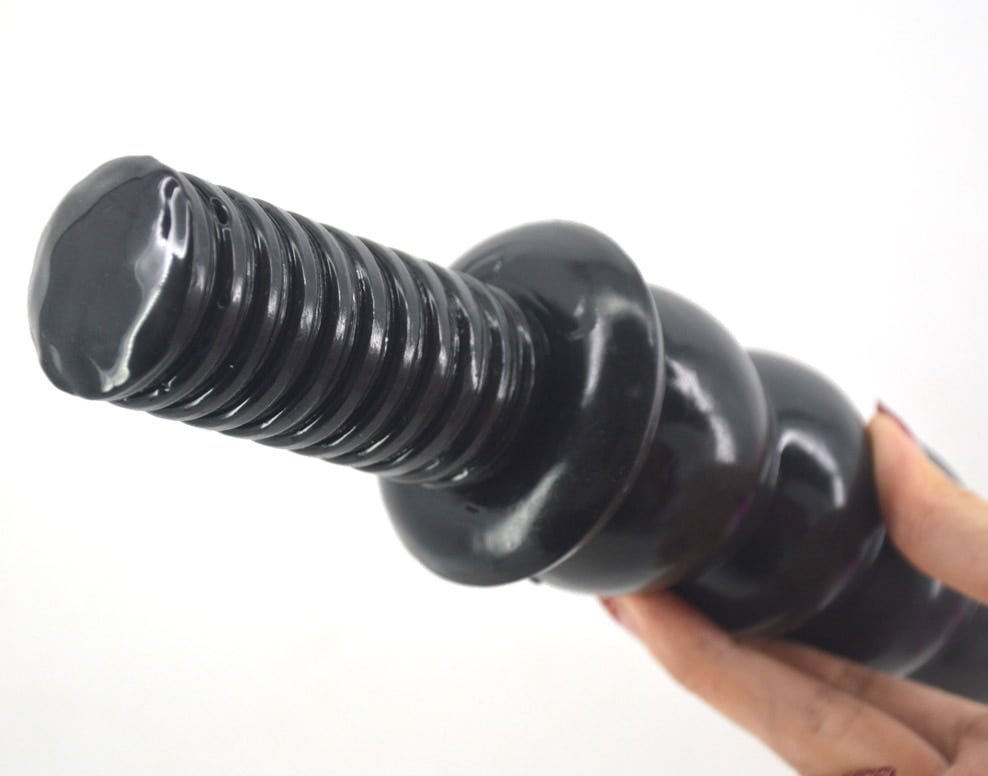 FAAK anal sex toys beads dildo big dong anal plug screw handle butt plug huge penis 2.36" thick 11.2"long dick anal dildo - Image 5