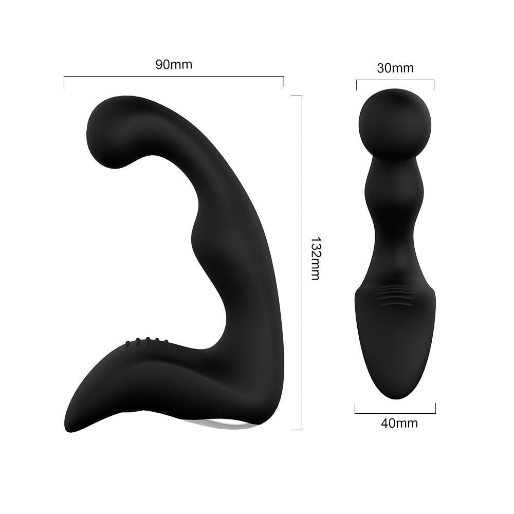 Male “C” Prostate Massager Anal Vibrator Silicone Butt Plug Sex Toys for Women Men Masturbator Anal Toys for Adult Couples