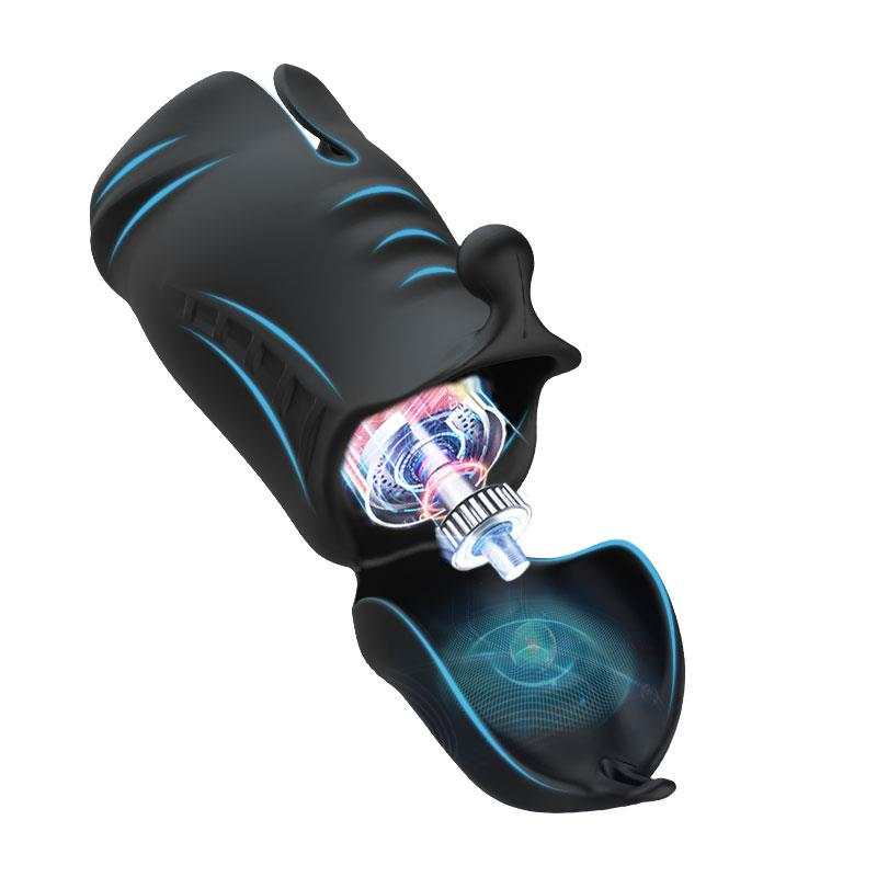 Male masturbation Penis Exercise Massage Stimulation Cock Sex Toys for Men Vibrator USB Charging Silicone Masturbator Adult Shop