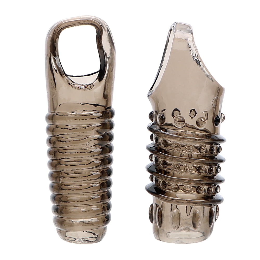 OLO Silicone Penis Ring Ribbed Cock Ring Dildo Girth Enhancer Dick Sleeve Penis Enlargement Delayed Ejaculation Sex Toys For Men