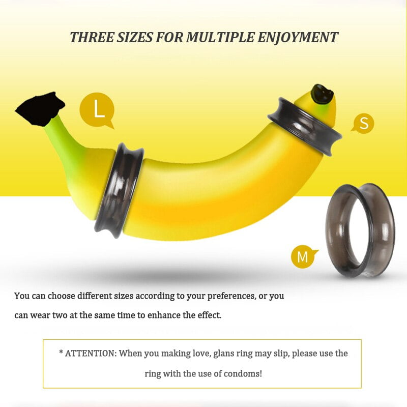 Penis ring dick ring cock ring delay ejaculation enhance sex staying power soft Elastic sex toys for men penis Adult sex toys - Image 4