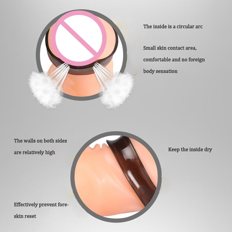Penis ring dick ring cock ring delay ejaculation enhance sex staying power soft Elastic sex toys for men penis Adult sex toys - Image 5