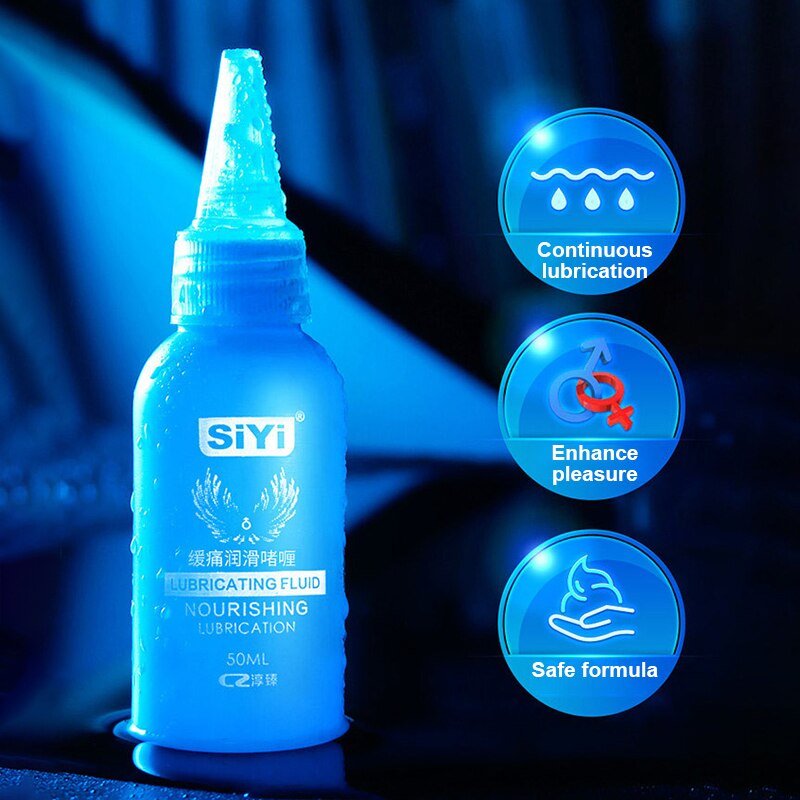 Siyi 50Ml Anal Lubricant Grease Vaginal Sex Gel Anal Lube Body Massage Oil Adult Cream Water-Based Intimate Lubricant
