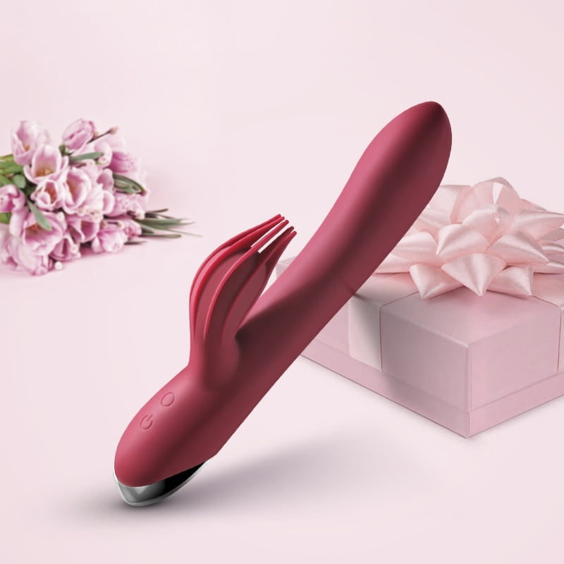 Vibrator G-spot 10 Speed USB Rechargeable Powerful Dildo Rabbit Vibrator for Women Clitoris stimulation Massage Adult sex toys