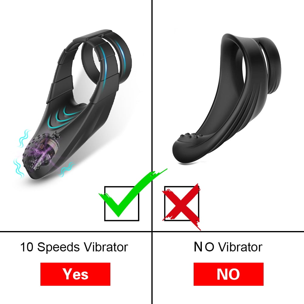 Vibrator Male Penis Rings Delay Ejaculation Penis Vibrating...