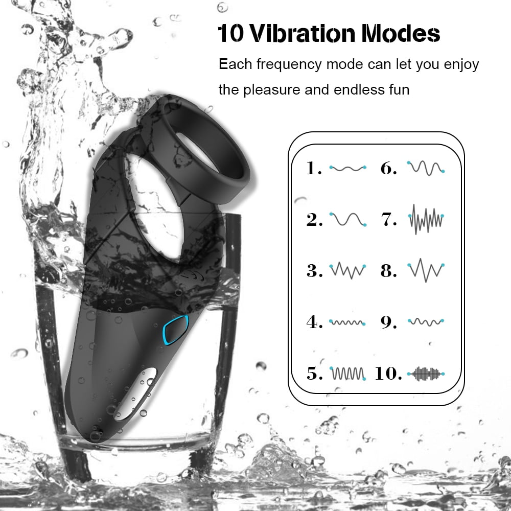 Vibrator Male Penis Rings Delay Ejaculation Penis Vibrating Cock Ring Clitoral Erotic Adult Sex Toys for Men Male masturbator - Image 3